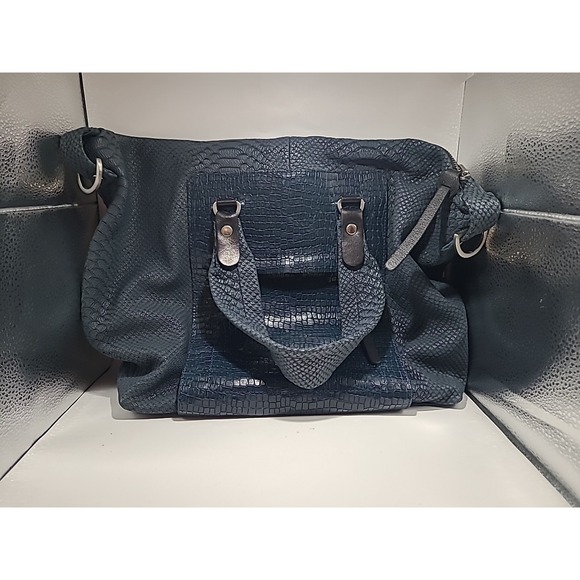 Daniella Lehavi Large Dark Green Leather Tote Bag - Picture 1 of 9